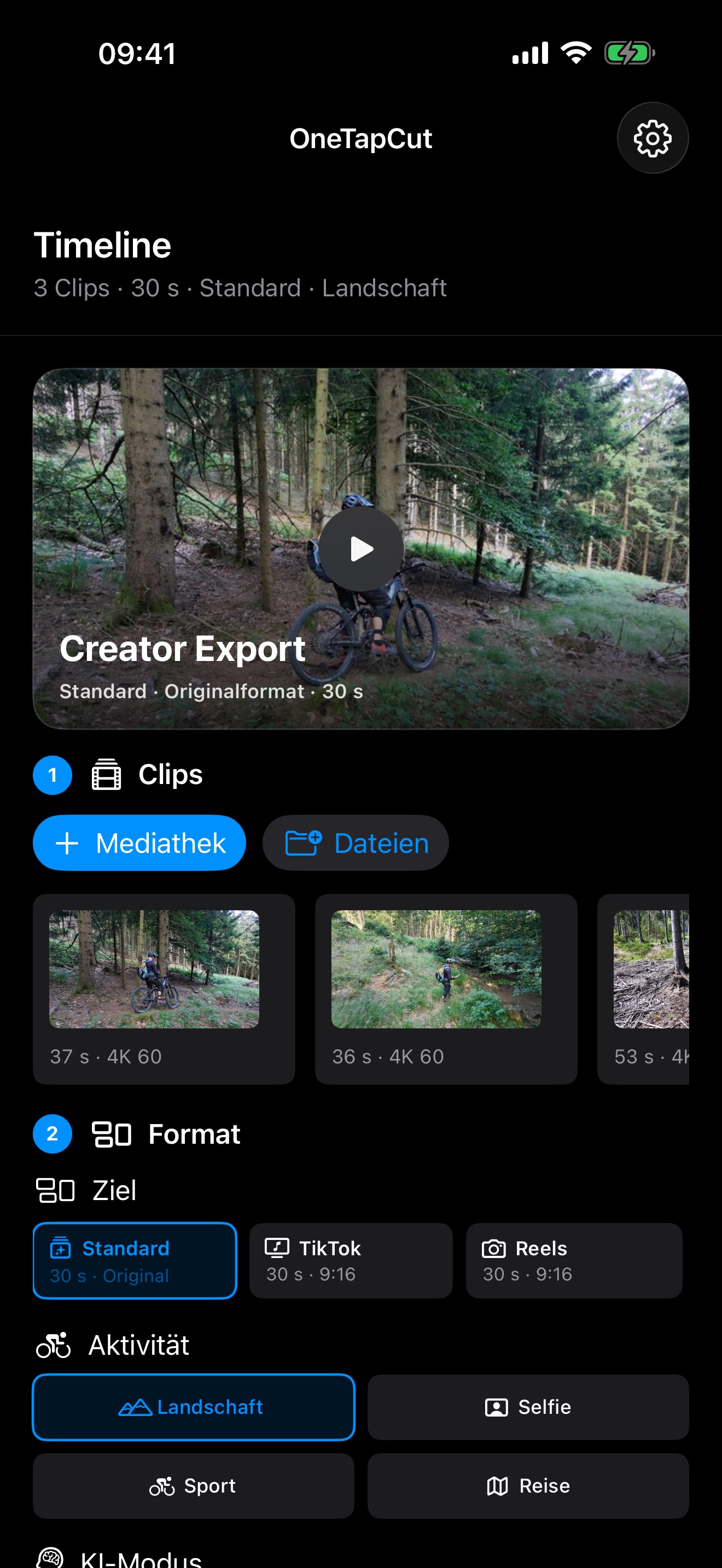 OneTapCut Creator screenshot